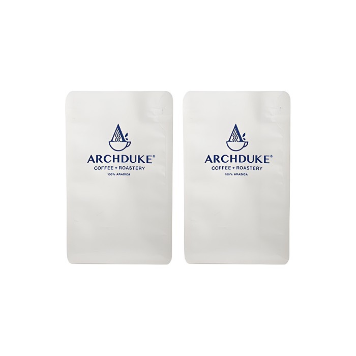 China kraft tin tie coffee bags
